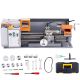 SKYSHALO 7 in. x 13.78 in. Benchtop Metal Lathe, 0-2200 RPM Variable Speed, 500 W Motor, Metal Gears, Includes Toolbox