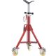 SKYSHALO Pipe Stand, Pipe Jack Stand, V Head Pipe Stand Adjustable Height 28-52 in. Pipe Jack Stands with Casters 882 lbs.