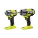 RYOBI ONE+ HP 18V Brushless Cordless 2-Tool Combo Kit with 1/2 in. Impact Wrench & Compact 3/8 in. Impact Wrench (Tools Only)
