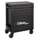 Beta RSC24 Heavy Duty 29 in. Wide Blue Steel Rolling Tool Box, 7-Drawers, Ball Bearing Slides, 5 in. Casters, Made in Italy