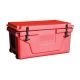 Unbranded 65 qt. Outdoor Chest Cooler, Patio Camping Picnic Fishing Cooler Portable Insulated Plastic Cooler Box in Red