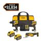DEWALT 20V MAX Lithium-Ion Cordless 3-Tool Combo Kit with (2) FLEXVOLT 6.0 Ah Batteries and Charger