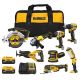 DEWALT 20V Lithium-Ion Cordless 8-Tool Combo Kit with (2) 5.0 Ah Batteries and Charger