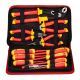 SKYSHALO Insulated Screwdriver Set, 1000-Volt Insulated Electrician Tool Set, 12-Piece Professional Electrical Screwdriver Set