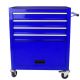 Damodpoy 13 in. 4 Drawers Multifunctional Tool Chests With Wheels Blue Steel Tools and Tool Organizers Tool Cabinets Blue