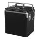 VINGLI 14 qt. Insulated Portable Cooler, Retro Vintage Classic Style Hard Metal Cooler for Camping, Fishing and Picnics
