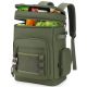OGETFUUR 31.7 qt. Green Insulated Backpack Cooler, Leak Proof Cooler for Camping, Beach, Fishing, Picnic and Travel