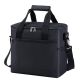 Misopily 16 qt. 24-Can Insulated Leakproof Cooler Bag with Multi-Pockets, Collapsible Lunch Tote for Picnic, Office in Black