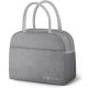 Misopily 11 qt. Large Capacity Insulated Lunch Bag for Women Men Reusable Leakproof Cooler Tote with Multi Compartments Grey