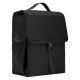 Misopily 9 qt. Insulated Reusable Cooler Tote Bag with Zipper Closure for Travel Picnic Office Black