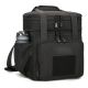 Misopily 16 qt. Expandable Insulated Tactical Cooler Bag with Shoulder Strap for Outdoor Picnic Black