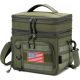 Misopily 17 qt. Large Insulated Tactical Lunch Box Bag Expandable Double Deck Cooler Leakproof Waterproof in Green 16L Capacity