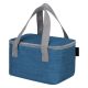 Misopily 4 qt. Insulated Soft-Side Cooler Bag Collapsible Thermal Tote Navy Blue for Lunch Travel Work Daytrip