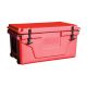 Unbranded 65 qt. Red Portable Cooler with Wheels Portable Ice Chest Box for Beach Drink Camping Picnic Fishing Boat Barbecue