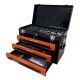 Damodpoy 10.63 in. 3-Drawer Steel Tool Chests, 4 Layers of Tools with Metal Latches, with Top Storage Tray and carrying Handle