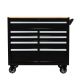 Damodpoy 18.11 in 9-Drawers Multifunctional Side Tool Cabinets with Wheels and Wooden Top