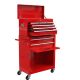 Damodpoy 13 in. High Capacity Rolling Side Tool Cabinets Chest with Wheels and Drawers, 8-Drawer Tool Storage Cabinet