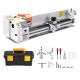 SKYSHALO Metal Lathe Machine 8.7 x 39 in. Precision Bench Power Metal Lathe Automatic Feed 0-2500 RPM 1250W Brushless Motor