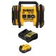 DEWALT 20V MAX Lithium-Ion Cordless Electric Portable Inflator with 20V MAX XR 5.0 Ah Battery Pack and Charger