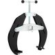 SKYSHALO Pipe Clamp, 5 to 12 in. High Strength Ultra Clamp with Quick Acting Screws, Steel Pipe Alignment Tool, Black