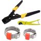 Apollo 1/2 in. to 3/4 in. PEX-B Pipe Tubing Cutter and Pinch Clamp Tool With Pinch Clamps Kit