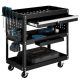 LITEKON Tool Storage 29.5 in.-330 lbs. Tool Cart with Wheels Drawer