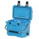 Denjol Light Blue 30 qt. Portable Chest Cooler with Lid Lock Handle, Double Latches, Bottle Opener-Keeps Ice Up to More Days