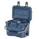 Denjol Dark Blue 30 qt. Portable Chest Cooler with Lid Lock Handle, Double Latches, Bottle Opener-Keeps Ice Up to More Days