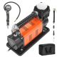 SKYSHALO Heavy Duty Air Compressor, 12 V Corded Inflator, 150 PSI Offroad Air Pump with Adapters for Trucks Car SUV