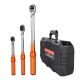 SKYSHALO Click Torque Wrench Set, Socket Set 3-Pieces, 8.27 in. W x 17.72 in. D, 10-170 lbf-ft, 20-240 lbf-in, 2025 Upgrade