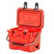 futhork Red 30 qt. Portable Chest Cooler with Lid Lock Handle, Double Latches, Bottle Opener for Camping and Beach