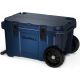futhork Dark Blue 55 qt. Portable Chest Cooler, Leak-Proof Outdoor Insulated Cooler with Handle and Wheels, Bottle Opener