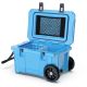 futhork Light Blue 55 qt. Portable Chest Cooler, Leak-Proof Outdoor Insulated Cooler with Handle and Wheels, Bottle Opener