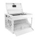 Damodpoy 13.77 in. 16-Device Charging Station for Laptops/Tablets, Charging Cabinet for iPad/Chromebooks/Laptop Computers, White