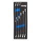 Capri Tools SAE 120-Tooth Ultra-Smooth Extra-Long Reversible Ratcheting Wrenches Set (8-Piece)