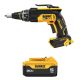 DEWALT 20V MAX XR Lithium-Ion Cordless Brushless Screw Gun with 20V MAX Premium 5. 0Ah Battery Pack