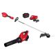 Milwaukee M18 FUEL 18V 16 in. Brushless Cordless Battery Powered Straight Shaft String Trimmer w/ Blower, 12.0 Ah Battery, Charger