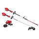 Milwaukee M18 FUEL 18V 16 in. Brushless Cordless Straight Shaft String Trimmer, 20 in. Pole Hedge Trimmer, 12.0Ah Battery, Charger