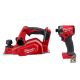 Milwaukee M18 18V Lith-Ion Cordless 3-1/4 in. Planer w/ 1/4 in. Impact Driver