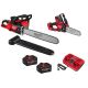 Milwaukee M18 FUEL 18V Brushless Cordless 20 in. Dual Battery Chainsaw Kit w/ 8 in. Mini Chainsaw, (2) 8.0 Ah Batteries, Charger