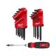 Milwaukee Ball End SAE/Metric L-Key Set with 27-In-1 Ratcheting Multi-Bit Screwdriver (23-Piece)