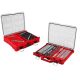 Milwaukee 1/2 in. Drive SAE/Metric Ratchet and Socket Mechanics Tool Set & Metric/SAE Combination Wrench Set w/ PACKOUT (77-Piece)