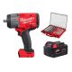 Milwaukee M18 FUEL 18V Lith-Ion Brushless Cordless 1/2 in. Impact Wrench w/ 5.0 Ah Battery & Mechanics Ratchet/Socket Set