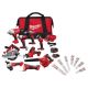 Milwaukee M18 18-Volt Lith-Ion Cordless Combo Kit 9-Tool w/ 2-Batteries, Charger, & SAWZALL Blade Set