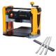 POWERTEC 15 Amp 13 in. Benchtop Thickness Planer, 3-Blade with 4 in. Clear Dust Port, 3-Pieces Extra Replacement Blades