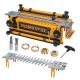 POWERTEC 12 in. Dovetail Jig with Templates, Router Bits, and Guide Bushing for Dovetail, Mortise, Woodworking Tool