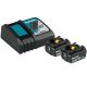 Makita 18-Volt LXT Lithium-Ion Battery and Rapid Optimum Charger Starter Pack (4. 0Ah)
