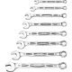 SK01366 Metric Combination Wrench Set (8-Piece)