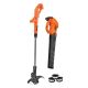 BLACK+DECKER 20V MAX Lithium-Ion String Trimmer and Blower Combo Kit with (1) 2.0 Ah Battery, Charger & (3) 0.065 in. x 30 ft. Spools