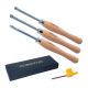 POWERTEC 3-Piece Carbide Lathe Tool Set, Wood Turning Tools with Round, Diamond, Radius Square Cutters and T15 Wrench